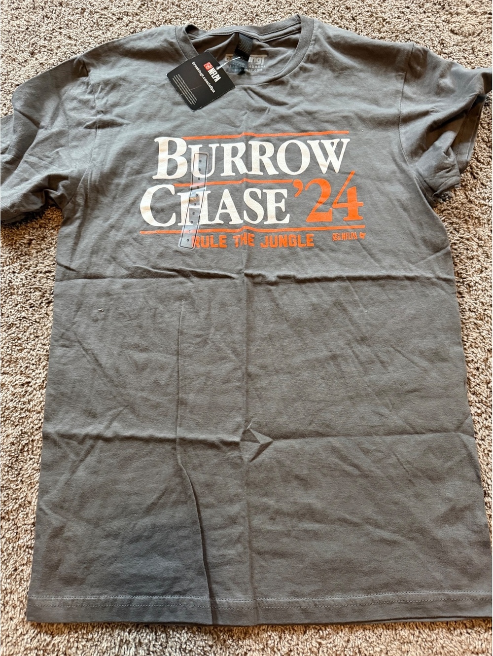 Joe Burrow Ja’Marr Chase '24 Men's Short Sleeve T-Shirt, Size Small